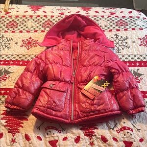 Pink Kids Puffer Jacket